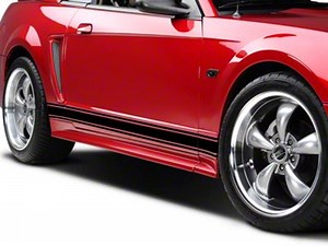 How to Install  Black Rocker Stripes on your Mustang | AmericanMuscle