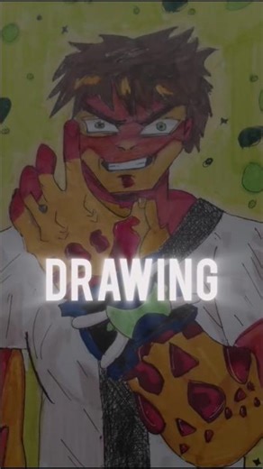 Drawing Ben 10 while transforming #shorts #Ben 10