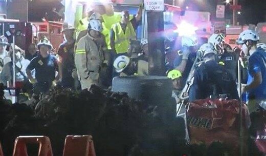 Crews free man from collapsed Charleroi trench in 5-hour rescue effort