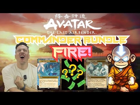 Avatar Commander's Bundles are CRIMINALLY UNDERRATED! MTG Box Opening!