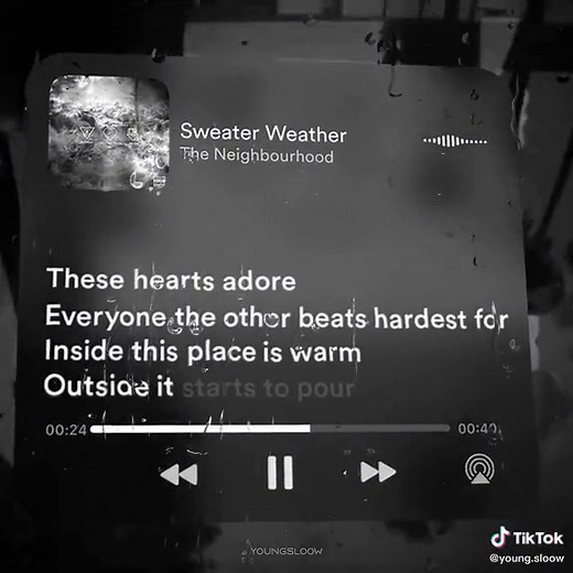 Sweater Weather by The Neighbourhood | Lyrics Video