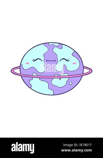 power up animation of cartoon habitable alien planet Stock Video Footage - Alamy