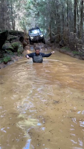 God ol' Tassie mud bath 🤣😵🤢 These bog holes are HUGE! Catch all the action Thursday 9 October on YouTube. - #4x4 #offroad #boghole #tasmania #adventure | 4WD 24/7