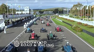 The most beautiful grid of pre-war Grand Prix cars race wheel to wheel! The Goodwood Trophy sees Grand Prix and Voiturette cars as raced between 1930 and 1951 fight for the race win - but don't think for a second that these guys are taking it easy! #gw_speedweek | The Goodwood Revival