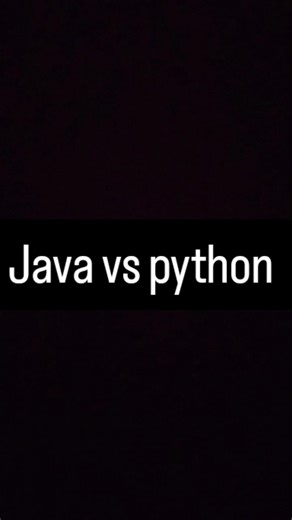 #python #java Java vs python programming learn coding easy way #pythonlearning