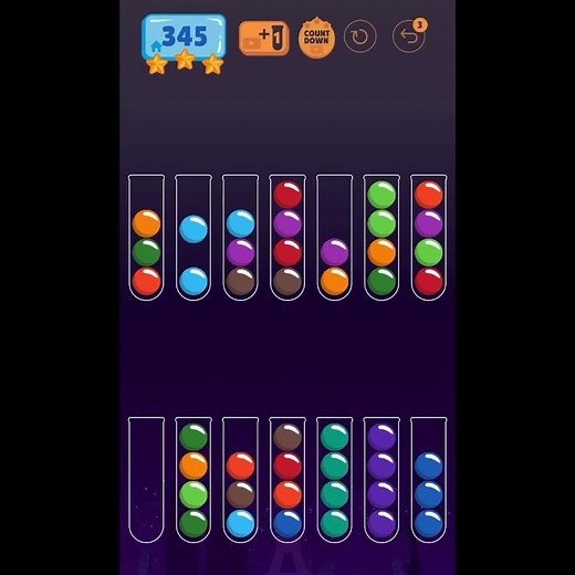 Ball Sort - Color Puzzle Level 345