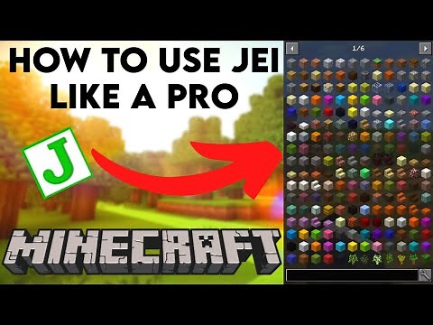 How To Craft Everything In Minecraft (How To Use JEI Like A Pro)