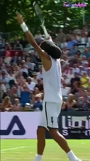 This Tennis Shot Deserves a Standing Ovation 👏🎾 #tennis #shorts