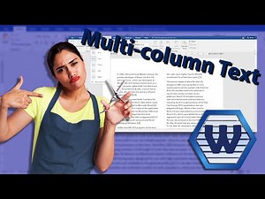 How to split your text into 2 or more columns on Microsoft word | Microsoft office | Online Learning