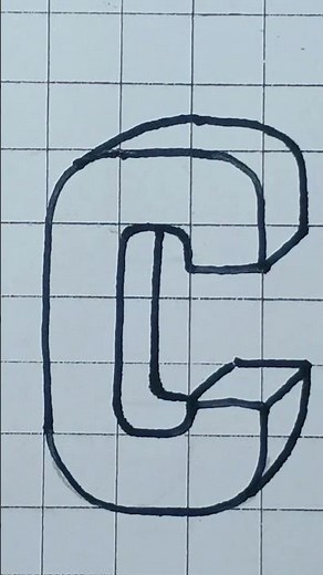 3d Drawing Capital Letter C / How To Draw Alphabet Lettering Easy Simple For Beginners
