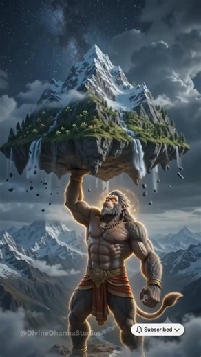 The Power of Lord Hanuman 🔥 Sanjeevani Parvat #Hanuman #Ramayana #JaiShriRam