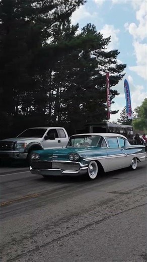1958 Chevrolet Biscayne at Jack and Jims Car Show