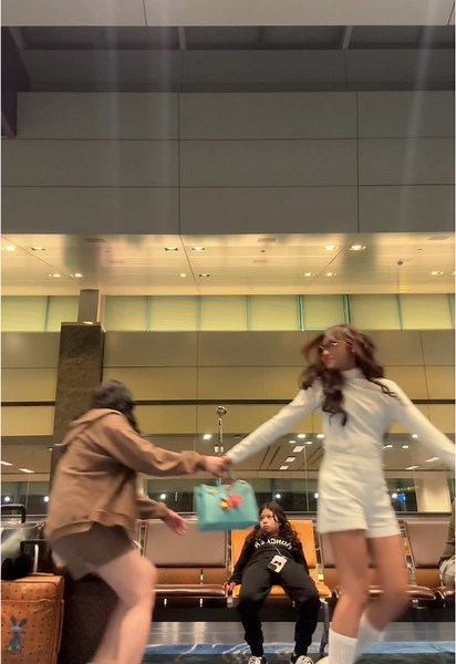 Playful Group Activities in a Modern Airport Setting