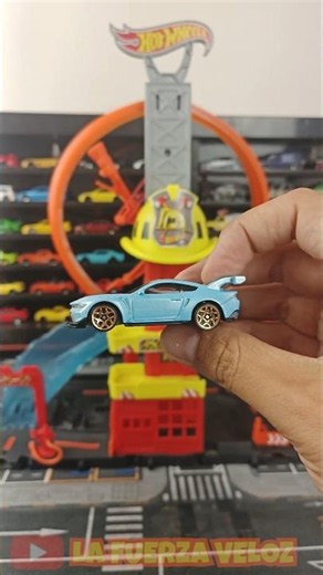 FORD MUSTANG GTD (HOT WHEELS) AT SUPER LOOP FIRE STATION (HOT WHEELS TRACKS) HOT WHEELS TRACKS #cars