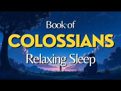 Relaxing Sleep 😴 Book of Colossians ❤️ | Peaceful Bible Reading & Spiritual Renewal