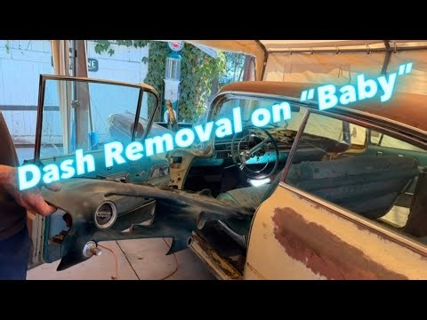 REMOVING THE DASH ON THE 59 Cadillac! #1959cadillac #justdashes #dash #oldcar #restoration #newvideo