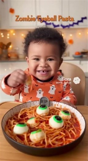 Zombie Eyeball Pasta—The Dish That Watches You Back