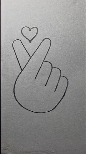 how to draw an hand with pencil