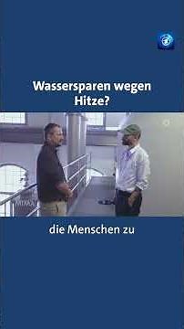 Hitze: Städte und Landkreise rufen zum Wassersparen auf #tagesschau #shorts #news #hitze #wasser