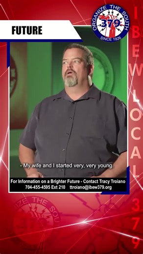 🙏 Grateful for the IBEW! The union gave me a career, security, and a future with my wife. #IBEWGratitude #LifeChanging #UnionOpportunity | IBEW Local 379
