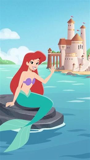 Disney Princess on Instagram: "A wave of magic brings a transformation fit for a princess. 🧜‍♀️👑"