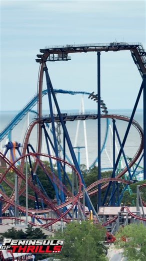 Peninsula Of Thrills on Instagram: "Valravn and Gatekeeper 🦅 ❅ Follow ୨⎯ @peninsula.of.thrills ⎯୧ for daily coverage on everything roller coasters, amusement parks, Kings Island, and Cedar Point! ❅ Join our discord server! https://discord.gg/PCQgfFfgaA ❅ Drone Disclaimer: All drone content is taken off park property with FAA-compliant equipment. Zoom is used; drone was farther than it looks. FAA-registered, TRUST-certified. Message for flight info or drone path. ❅ #Rollercoaster #Rollerc