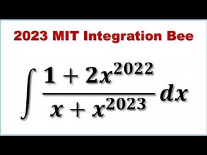 Integral from 2023 MIT Integration Bee