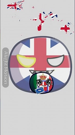 || Italy and Britain then and now ||#countryballs #history