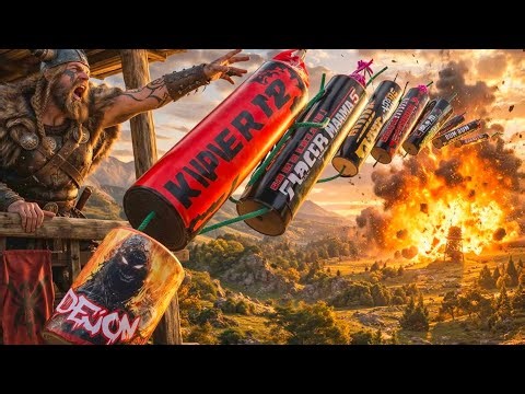 Polenböller Compilation Mega XXL Firecracker Explosion