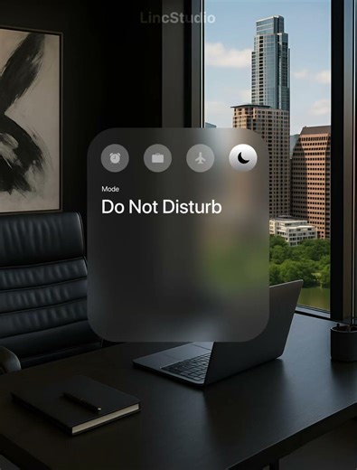 Do Not Disturb UI Animation 🌙 | Motion Graphics