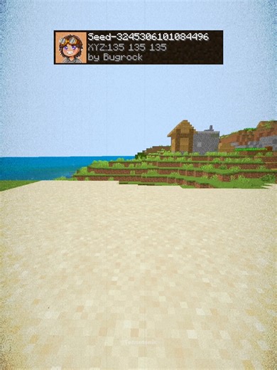 Minecraft Xyz 135 Bugrock Seed Moment #minecraft