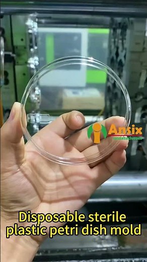Disposable sterile plastic petri dish mold #ansix #injection #factory