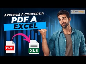 Aprende a convertir archivos PDF a Excel de una manera rápida. #exceltips #excel
