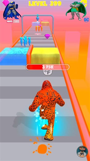 Temperature Run Lvl.399 – Extreme Heat Vs Ice Melting 🤯💥 #games #youtubeshorts #shorts