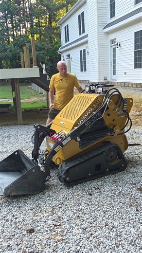 23HP Mini Skid Steer In Action #skidsteer #heavyequipment
