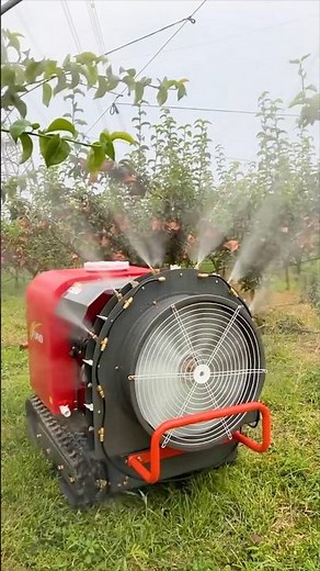 Efficient Orchard Spraying Machine #farmingmachines