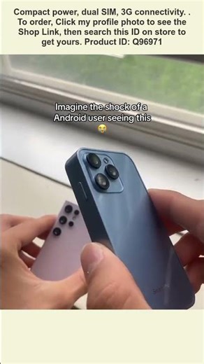 This is a compact 3-inch mini smartphone.