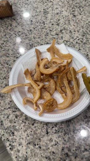 The best way to cook fatback quick, easy & delicious 😋 #fyp #cookwithme #snacks #fatback #airfryer