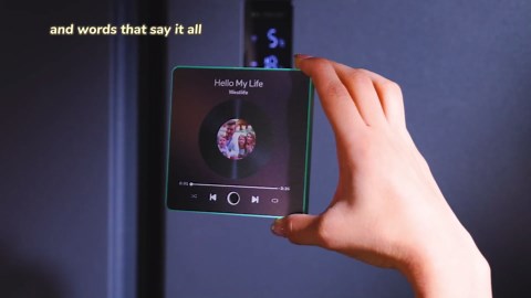 Custom Music Album Fridge Magnet – Personalized Music Player with Photo, Song & Album Cover – Unique Customizable Magnet for Refrigerator, for Couples, Music Lovers & Home Decor