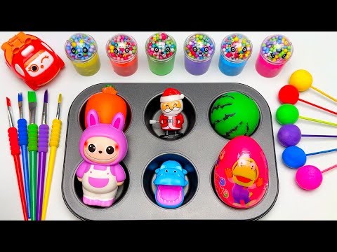 Satisfying ASMR 🌈 DIY Rainbow Magic Egg Slime Pool with Glitter Candy Fun | Joy Slime #26