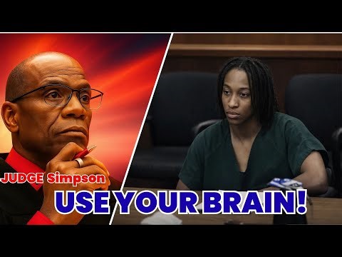 "YOU GOT A BRAIN, USE IT!" 😡 Judge Simpson STOPS Defendant From Ruining His Life!