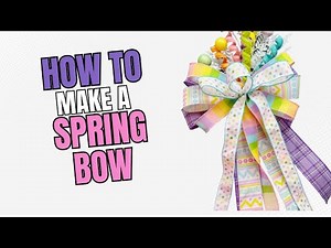 How to Make An Easter Mailbox Bow