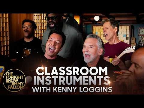 Kenny Loggins, Jimmy and The Roots Sing "Danger Zone," "Footloose" & More (Classroom Instruments)