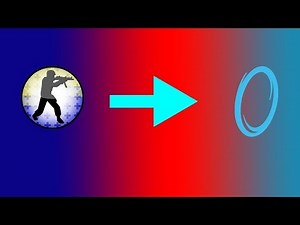 Source Mounting: Counter-Strike Source Mounted onto Portal 1