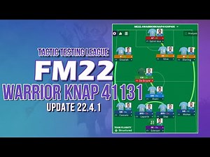 Tactic Testing League - WARRIOR - KNAP - 41131 P105 - FM22 - Football Manager 2022