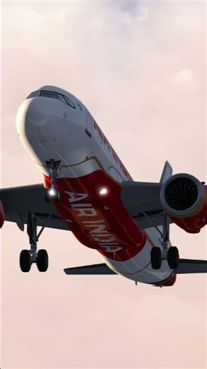 Air India A320neo take off from Dubai #shortviral #trending #aviation