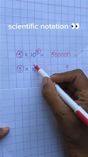 Scientific notation #maths #mathstricks