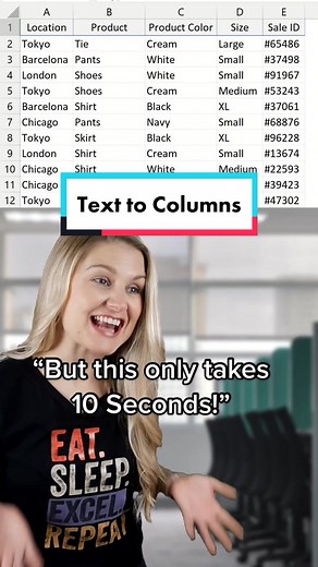 ‏#excel #learnontiktok #edutok #tutorial #howto #fyp