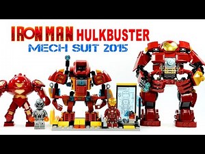 LEGO Iron Man Hulkbuster Mech Suit & Tony Stark Laboratory KnockOff Set Review