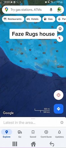 Faze Rug's House Location on Google Maps